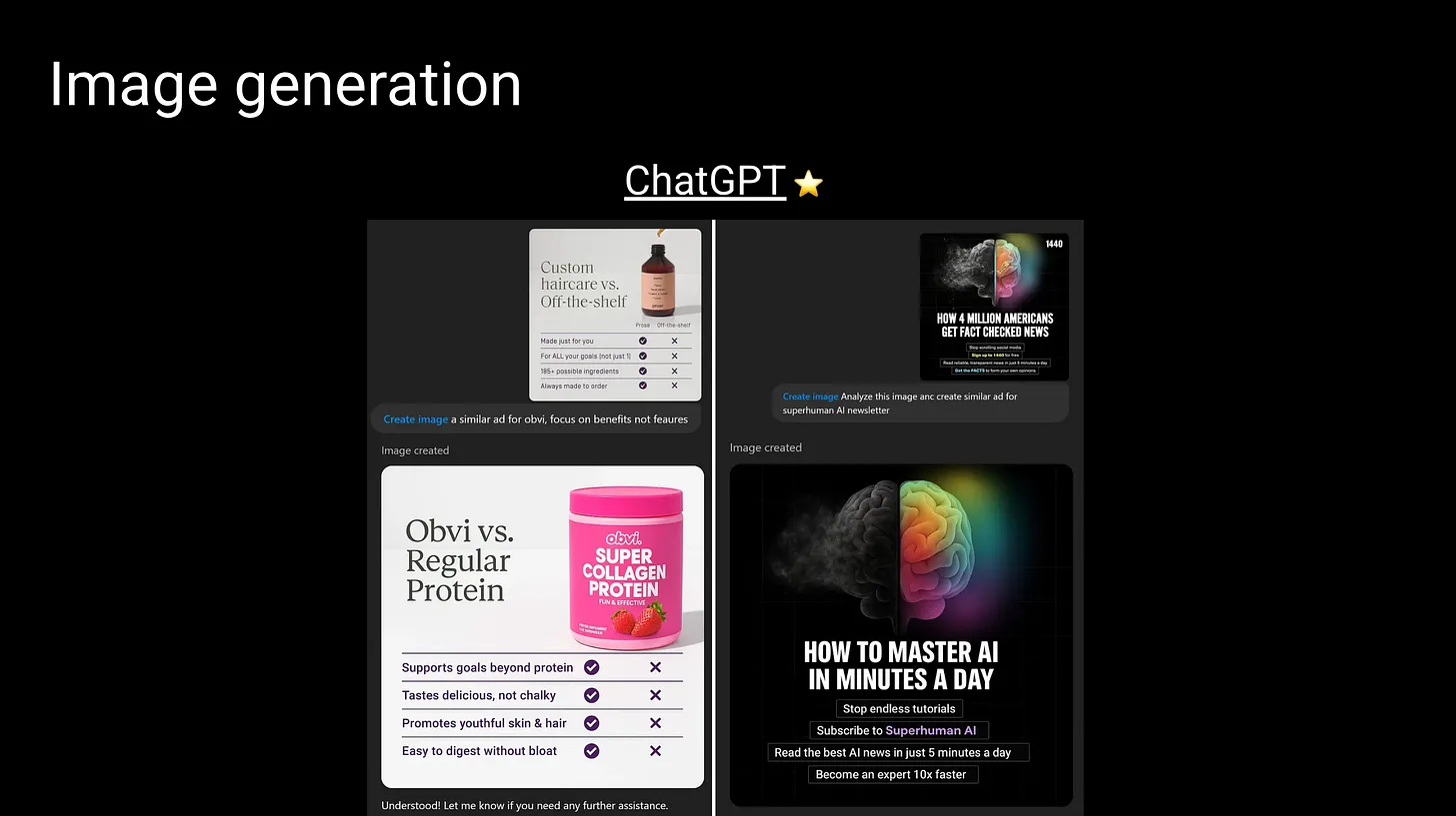 Generación de imágenes: ChatGPT sigue dominando